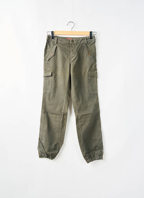 Pantalon drept verde TEDDY SMITH femeie