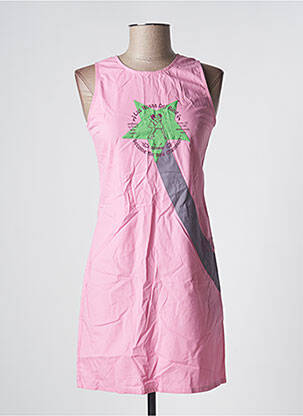 Rochie scurtă fără mâneci fără mâneci roz BE YOU K femeie