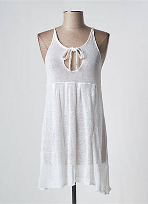 Rochie midi alb KILL DEAL femeie