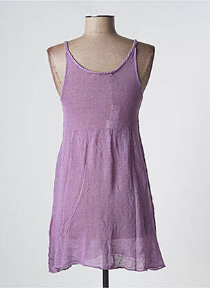 Rochie de plajă închidere cu legături de legat violet KILL DEAL femeie