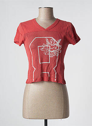 Top roșu SCHOOL RAG femeie