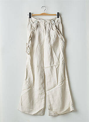 Pantalon drept bej CHILLI PEPPER femeie