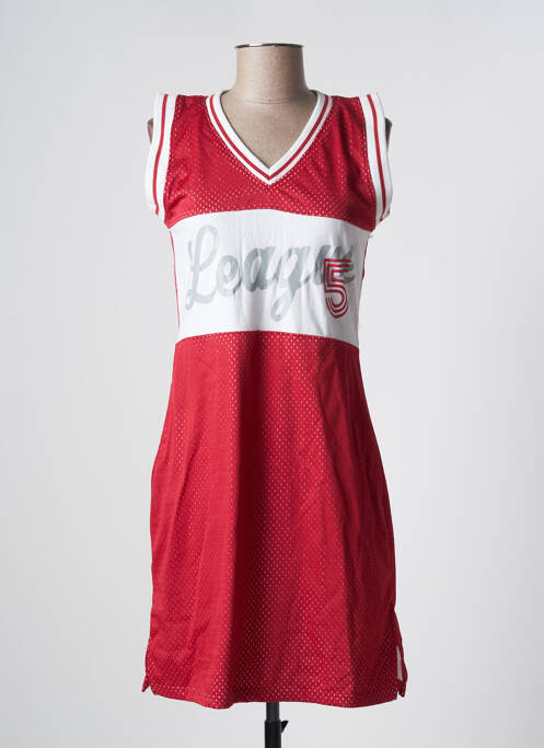 Rochie midi roșu TEDDY SMITH femeie