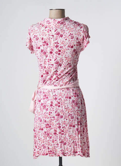 Rochie midi roz SUPERDRY femeie