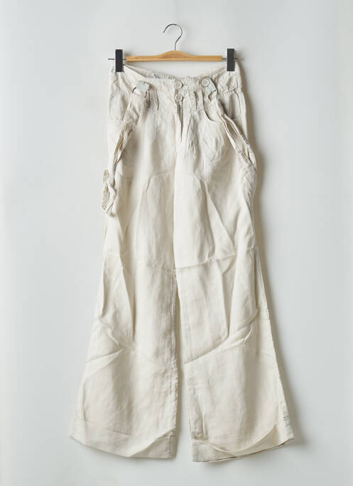 Pantalon drept bej CHILLI PEPPER femeie