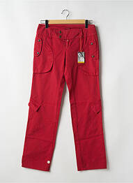 Pantalon cargo croială dreaptă talie joasă roșu BE YOU K femme