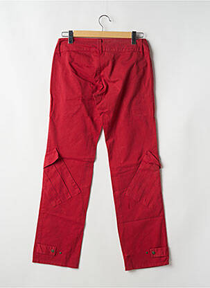 Pantalon cargo croială dreaptă talie joasă roșu BE YOU K femeie
