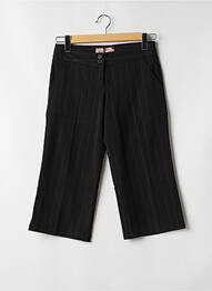 Pantalon trei sferturi croială dreaptă talie joasă negru BLEND SHE femeie