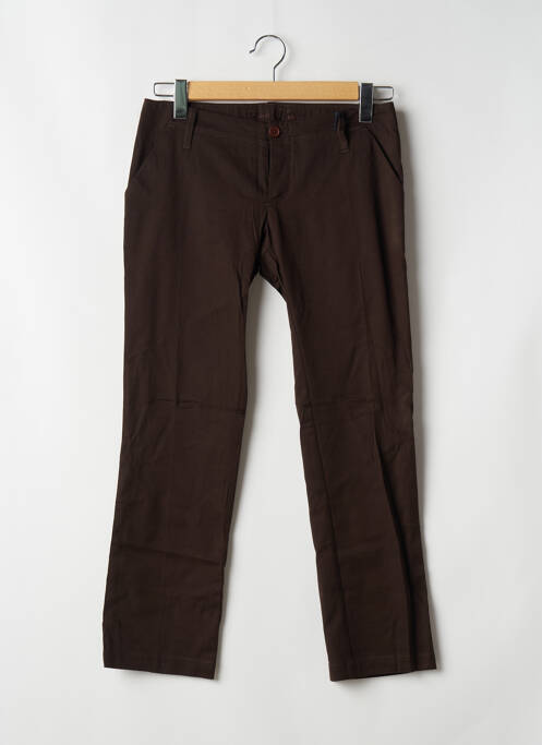Pantalon 7/8 maro SPIRIT OF GANG femeie