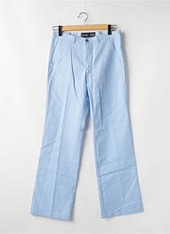 Pantalon chino țesătură poplin mărime normală albastru FREEMAN T.PORTER femeie