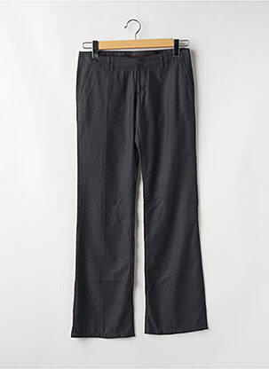 Pantalon chino țesătură poplin mărime normală gri FREEMAN T.PORTER femeie