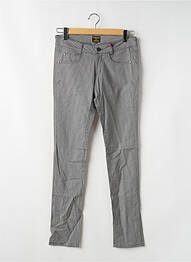 Pantalon slim țesătură poplin mărime normală negru FREEMAN T.PORTER femeie