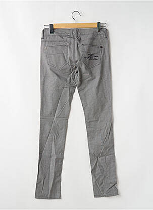Pantalon slim țesătură poplin mărime normală negru FREEMAN T.PORTER femeie