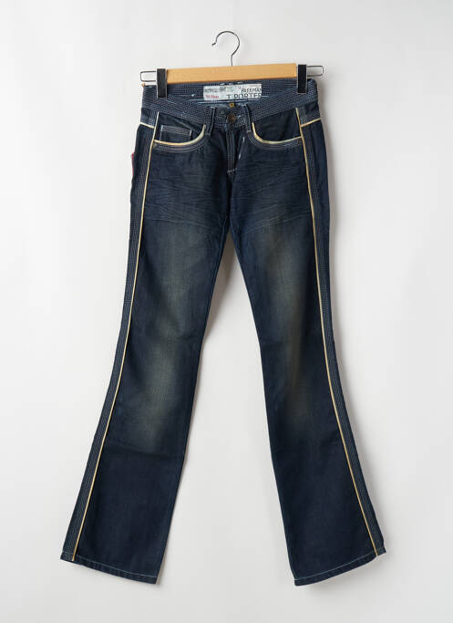 Blugi cu croială dreaptă albastru FREEMAN T.PORTER femeie