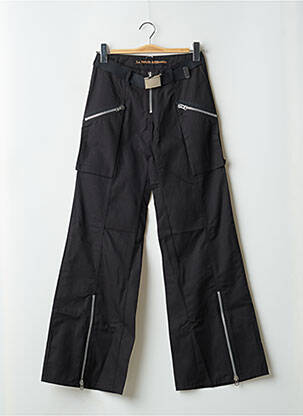 Pantalon evazat negru LA BRIGADA INTERNACIONAL femeie