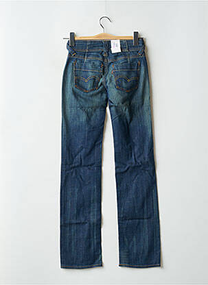 Pantalon drept închidere cu fermoar sub clapetă cu nasturi albastru LEVI'S femeie