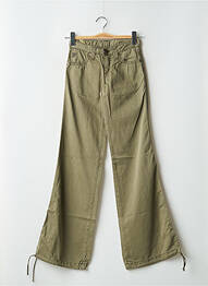 Pantalon evazat croială evazată verde LOIS femeie