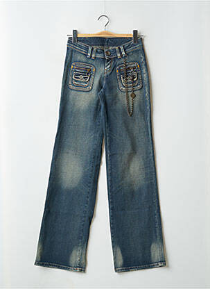 Blugi cu croială dreaptă buzunare albastru LOIS femme