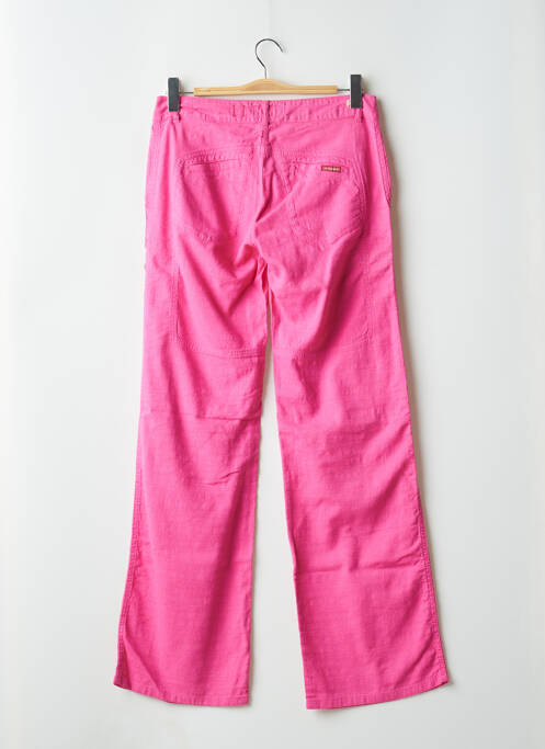 Pantalon drept roz MAGGIE femeie