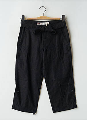 Pantalon trei sferturi negru ONLY femeie