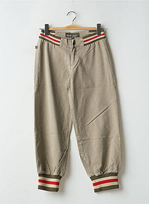 Pantalon 7/8 țesătură poplin mărime normală verde RWD femeie