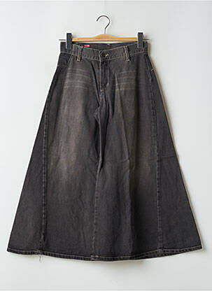 Pantalon trei sferturi elasticitate talie joasă negru RWD femeie