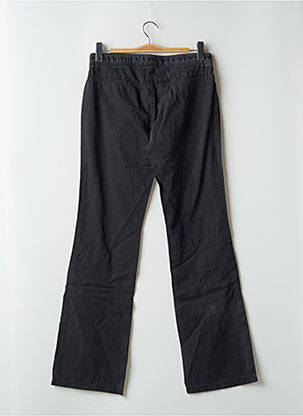 Pantalon drept țesătură poplin talie joasă negru SCHOOL RAG femeie