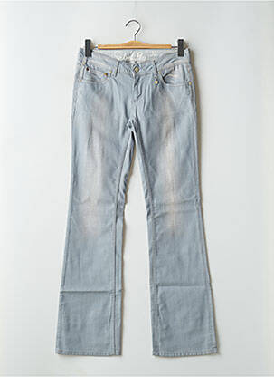 Blugi bootcut elasticitate talie joasă albastru SCHOOL RAG femeie
