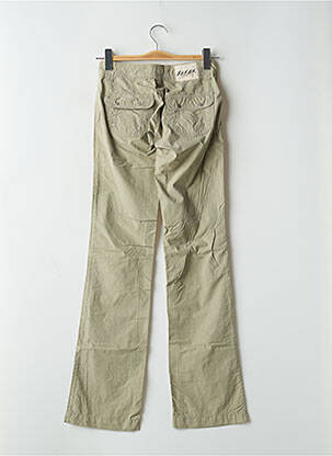 Pantalon evazat talie joasă talie joasă verde SCHOOL RAG femeie
