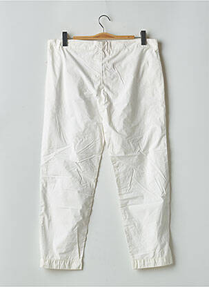 Pantalon 7/8 țesătură poplin mărime normală alb SCHOOL RAG femeie