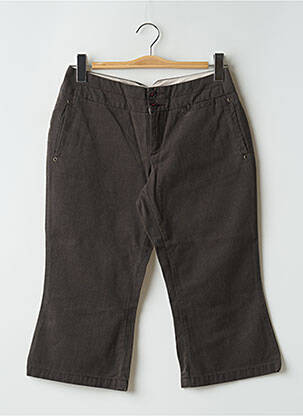 Pantalon trei sferturi maro SCHOOL RAG femeie