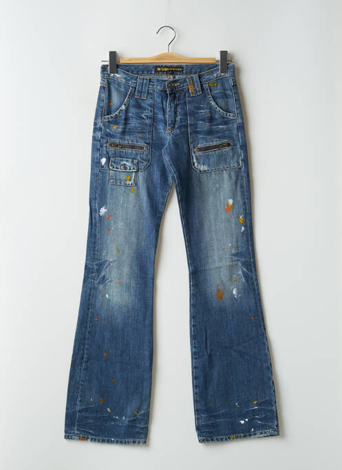 Blugi bootcut albastru RWD femeie