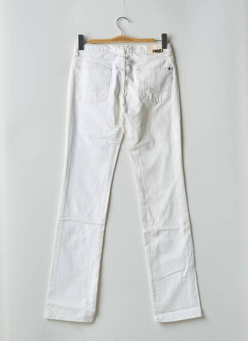 Blugi cu croială dreaptă alb RWD femeie