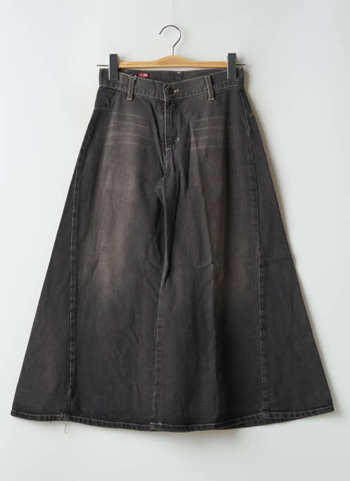 Pantalon trei sferturi negru RWD femeie