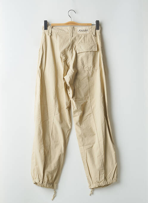 Pantalon 7/8 țesătură poplin mărime normală bej SCHOOL RAG femme