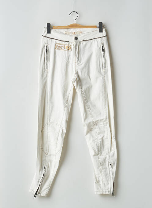 Pantalon 7/8 alb SCHOOL RAG femeie