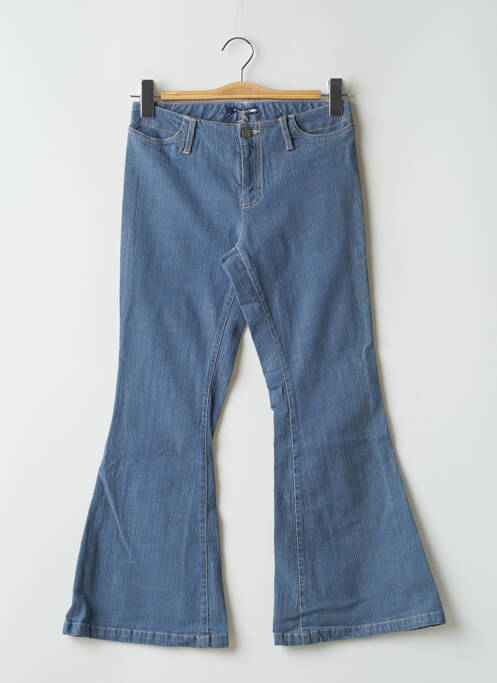 Blugi cu croială evazată albastru SCHOOL RAG femeie