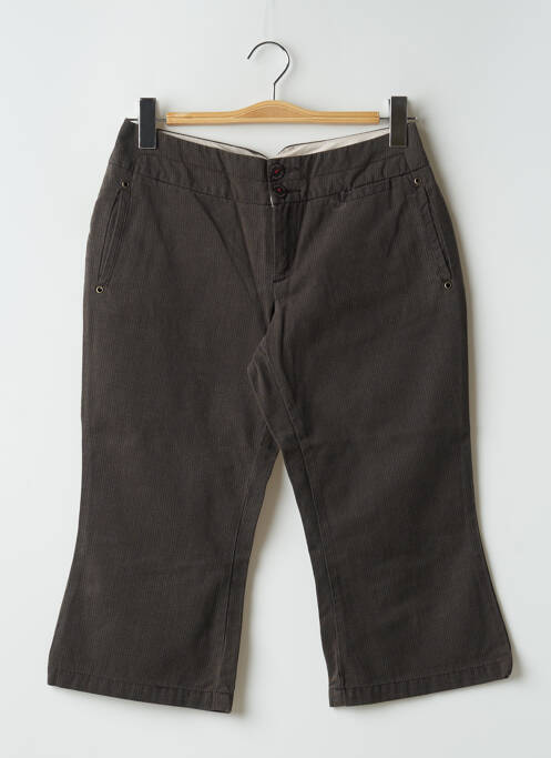 Pantalon trei sferturi maro SCHOOL RAG femeie