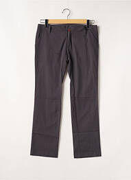 Pantalon drept închidere cu fermoar sub clapetă cu nasturi gri SPIRIT OF GANG femme
