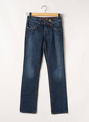 Blugi cu croială slim albastru TEDDY SMITH femeie