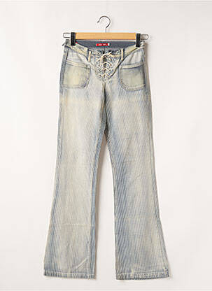 Pantalon drept buzunare albastru TEDDY SMITH femeie