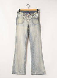 Pantalon drept buzunare albastru TEDDY SMITH femeie