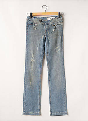 Blugi cu croială slim albastru TEDDY SMITH femeie