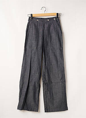 Pantalon evazat albastru TEDDY SMITH femeie