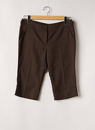 Pantalon trei sferturi maro VERO MODA femeie