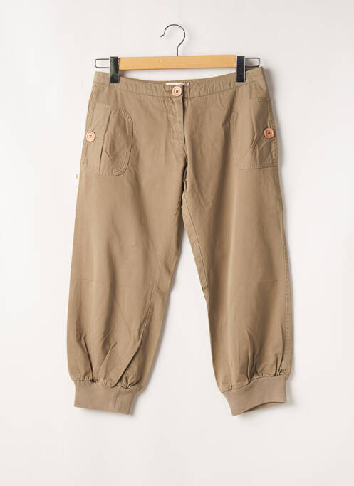 Pantalon trei sferturi bej SESSUN femeie