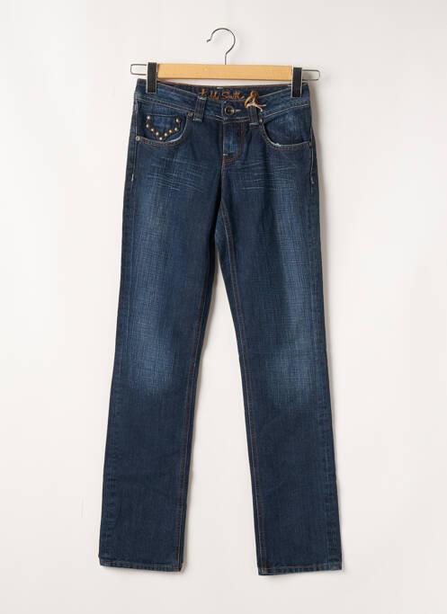 Blugi cu croială slim albastru TEDDY SMITH femeie