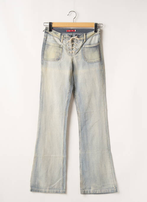 Pantalon drept albastru TEDDY SMITH femeie