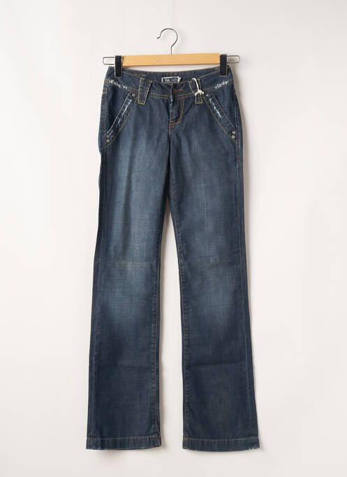 Blugi cu croială dreaptă albastru TEDDY SMITH femeie