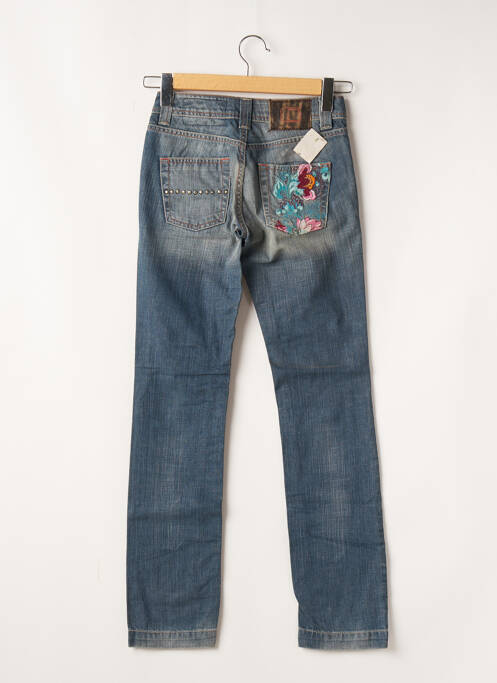 Blugi cu croială slim albastru TEDDY SMITH femeie